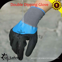 SRSAFETY 13G Strick Nylon Liner Tauchen Nitril Handschuhe